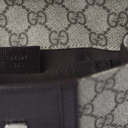 Gucci GG Monogram Plus Web Belt Bag Dark Brown 9 of 11
