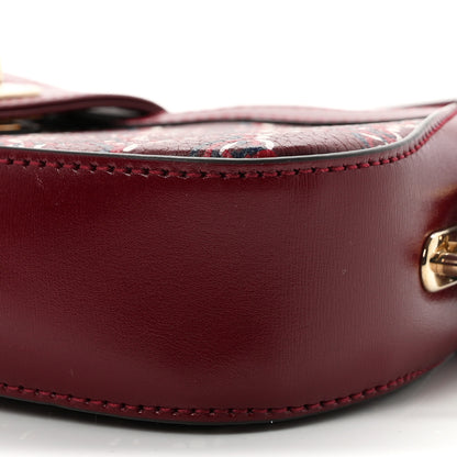 Gucci GG Shadow Monogram Mini Moon Side Shoulder Bag Rosso Ancora Red 10 of 10