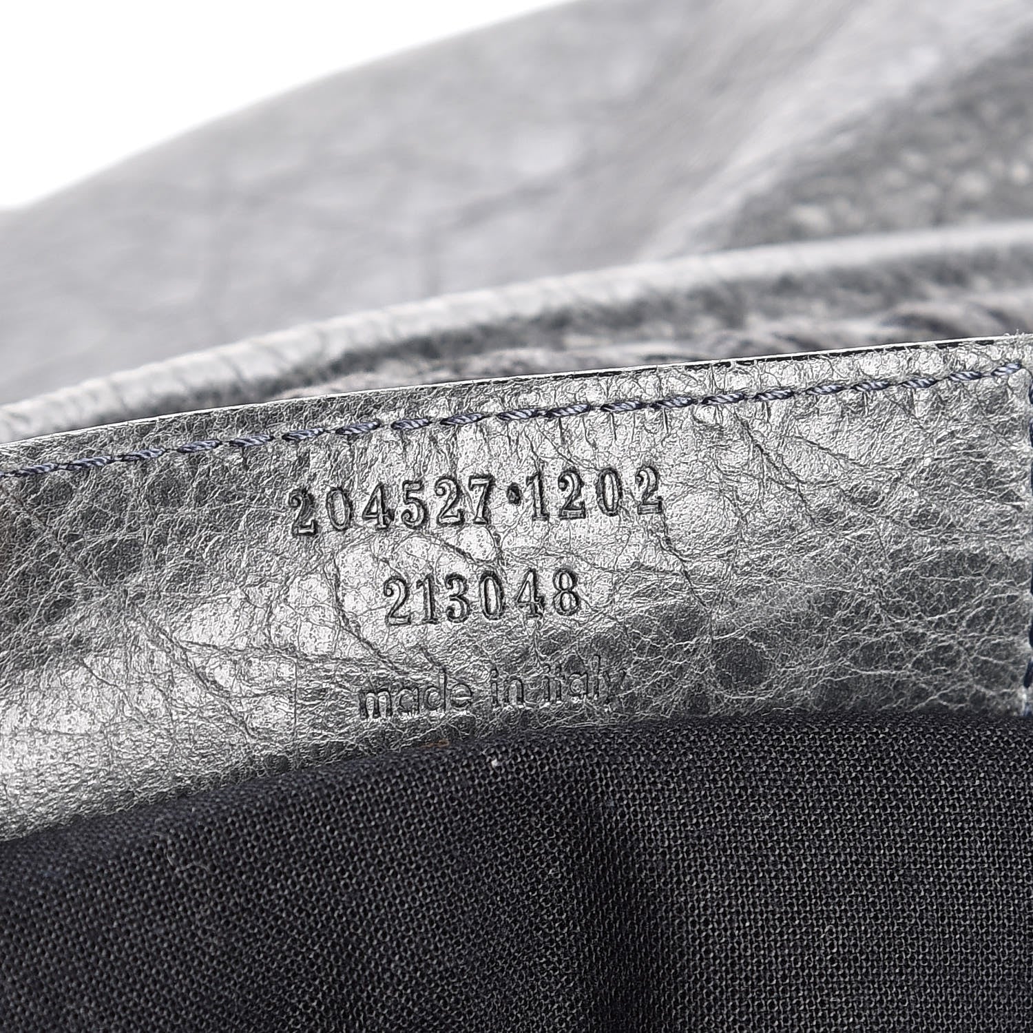 Balenciaga Agneau Giant Brogues Hardware Day Hobo Anthracite 7 of 7