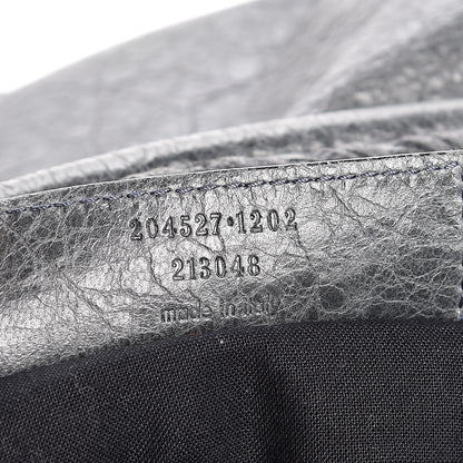 Balenciaga Agneau Giant Brogues Hardware Day Hobo Anthracite 7 of 7