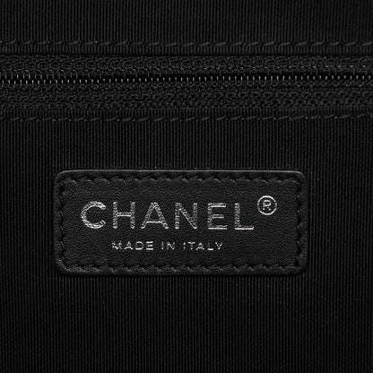 Chanel Calfskin Quilted Small Easy Shopping Tote Black 14 of 14