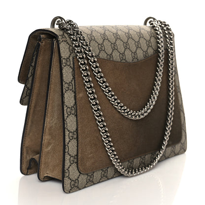 Gucci GG Supreme Monogram Medium Dionysus Shoulder Bag Taupe 4 of 11