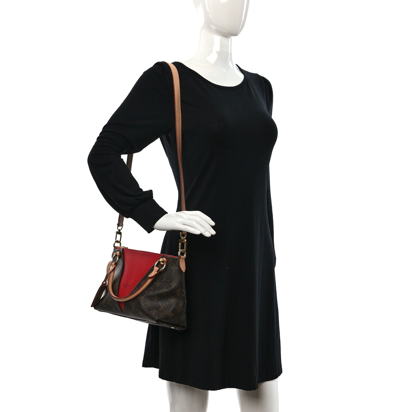 Monogram V Tote BB Cherry