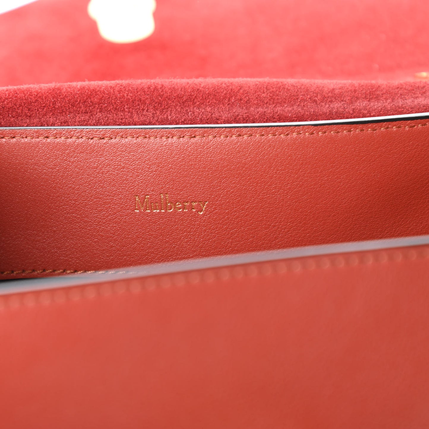 Silky Calfskin Small Seaton Rust