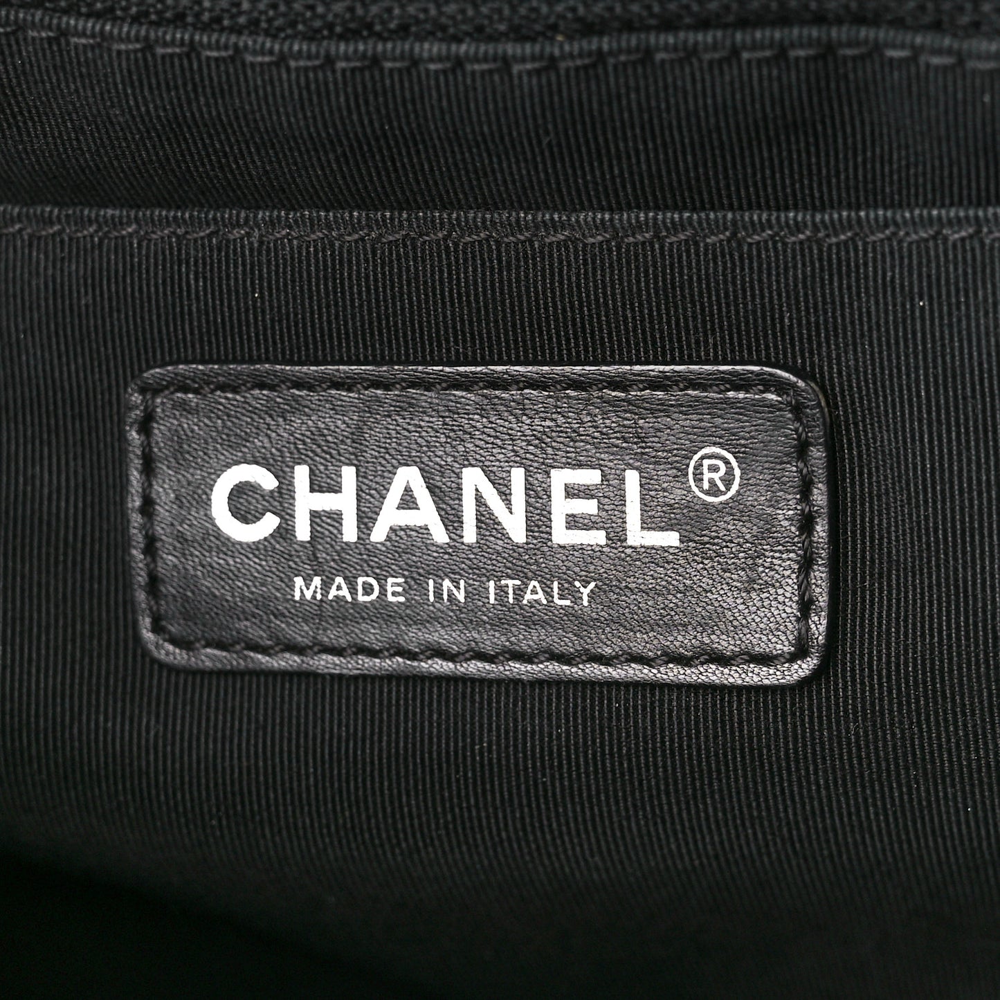 Lambskin Patent Cube CC Flap Black