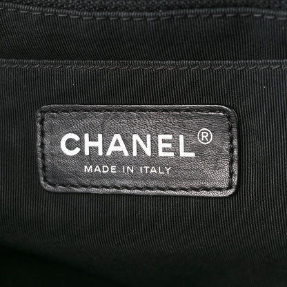 Chanel Lambskin Patent Cube CC Flap Black 6 of 11