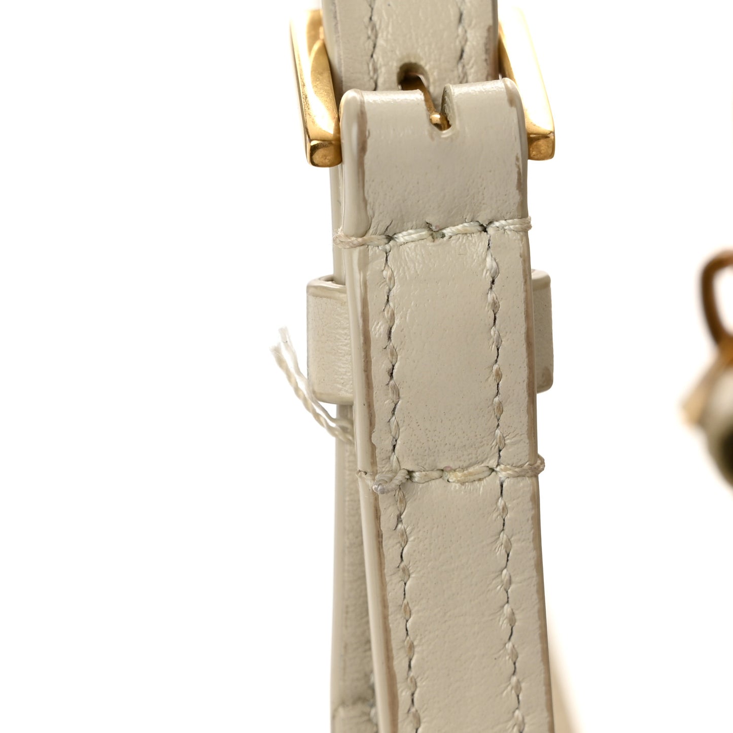 Calfskin Matelasse Monogram Lou Camera Bag Crema Soft