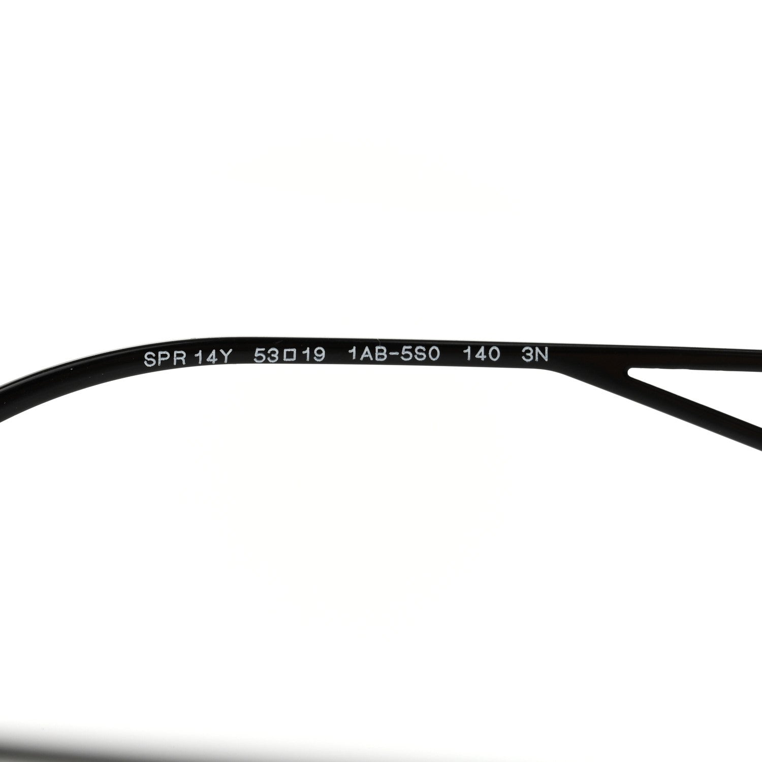 Prada Acetate Sunglasses SPR 14Y Black Slate Gray 6 of 8
