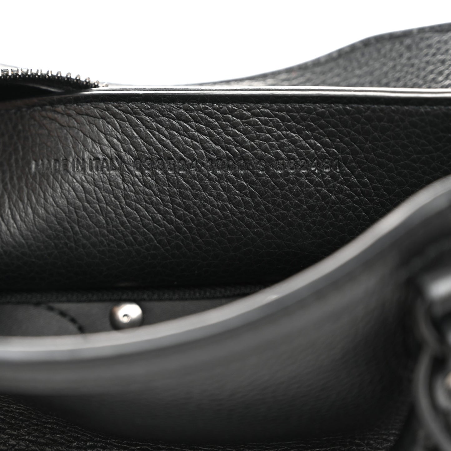 Grained Calfskin Neo Classic Black Hardware Mini City Black