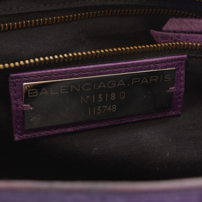 Balenciaga Agneau City Raisin Purple 9 of 11