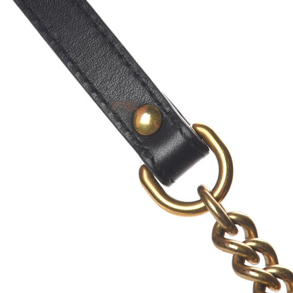 Gucci Calfskin Matelasse Small GG Marmont Shoulder Bag Black 13 of 14
