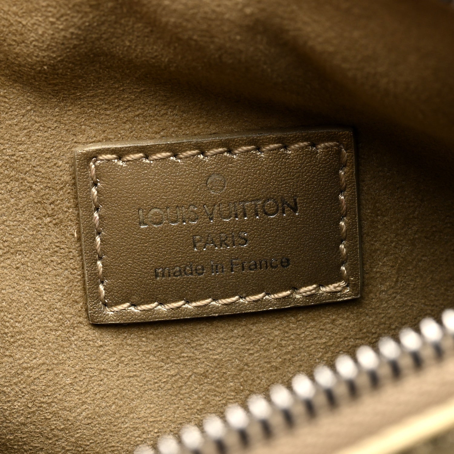 Louis Vuitton Calfskin Debossed Monogram Side Trunk Light Gold 6 of 9