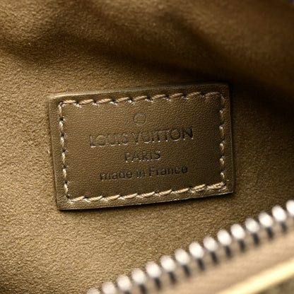 Louis Vuitton Calfskin Debossed Monogram Side Trunk Light Gold 6 of 9