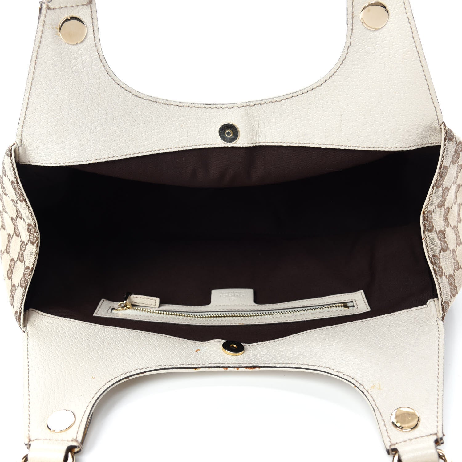 Gucci Monogram Medium Charmy Shoulder Bag Off White 5 of 12