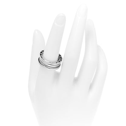 Bulgari 18K White Gold B.Zero1 Three-Band Ring 57 8 2 of 5