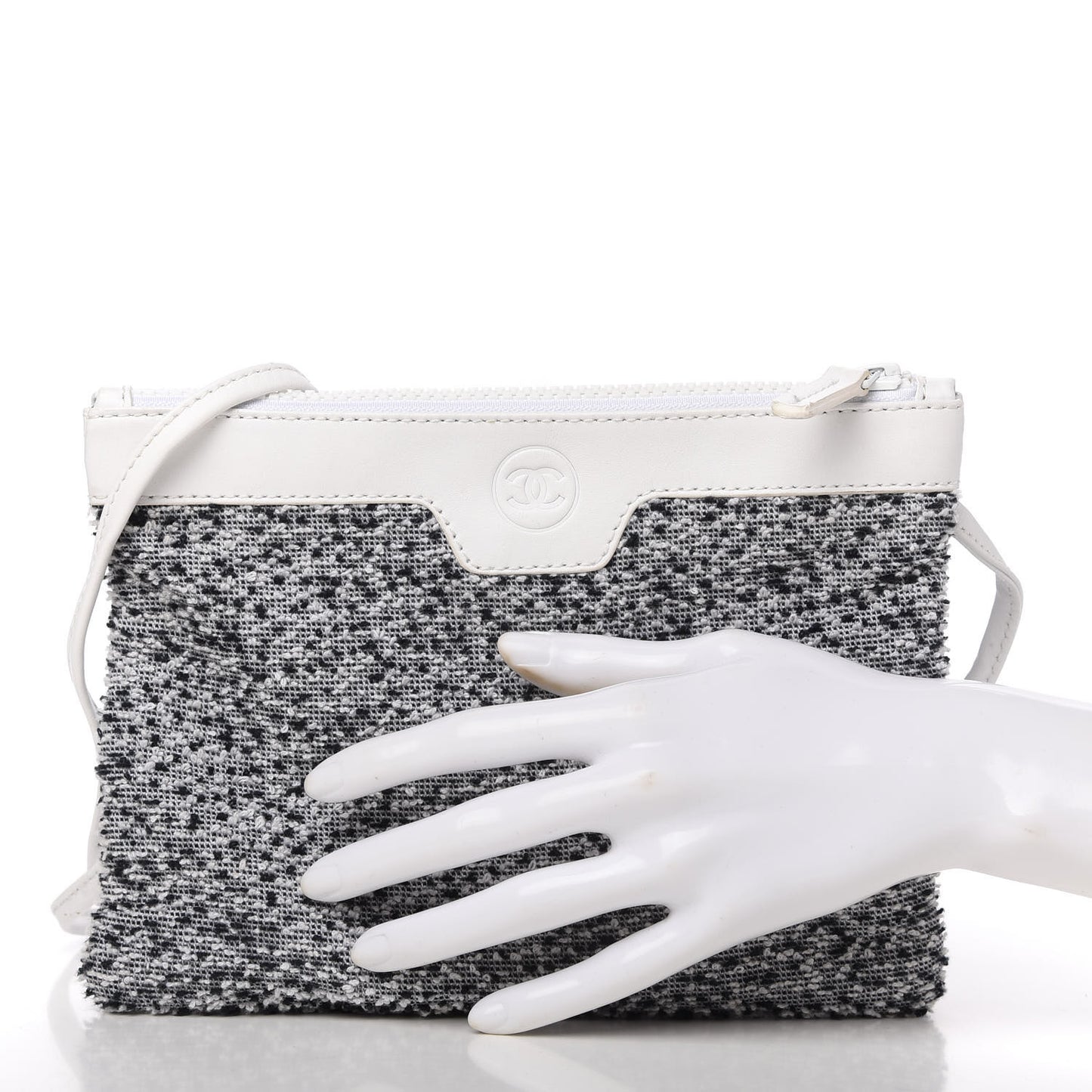 Terry Pouch White Black