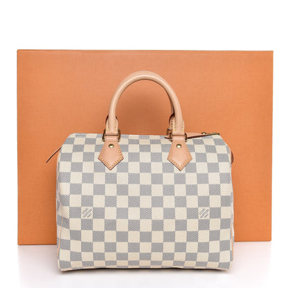 Louis Vuitton Damier Azur Speedy 25 8 of 8