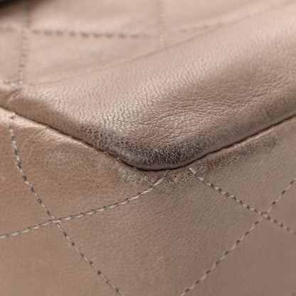 Chanel Lambskin Quilted Small Single Flap Dark Beige 9 of 19