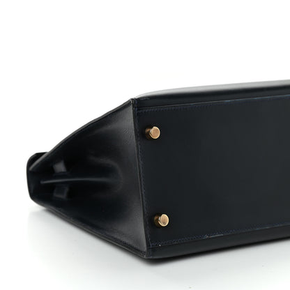 Hermes Box Kelly Sellier 28 Bleu Marine 8 of 9
