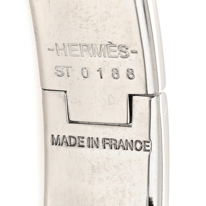Hermes Enamel Narrow Clic Clac H Bracelet PM Black 4 of 5