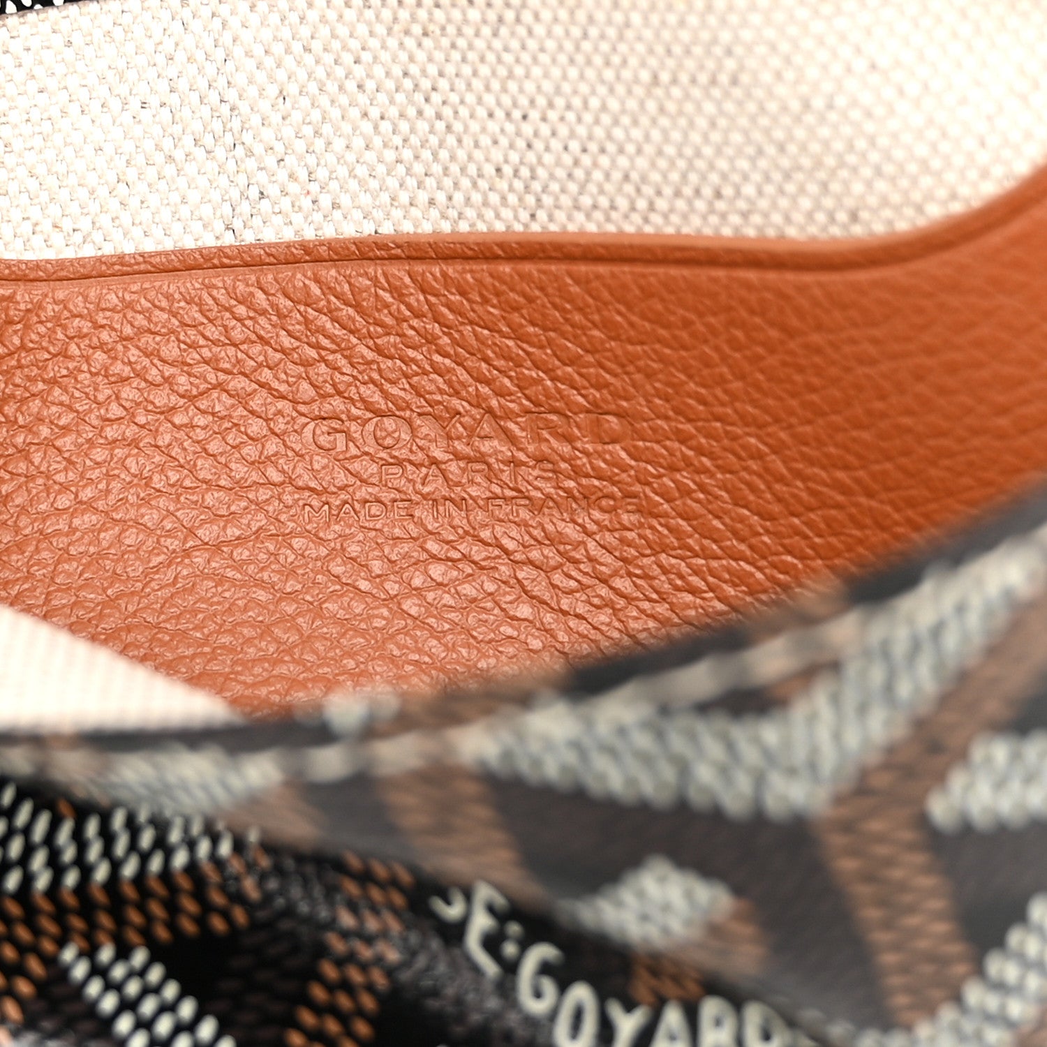 Goyard Goyardine Plumet Wallet Clutch Black Gold 7 of 10