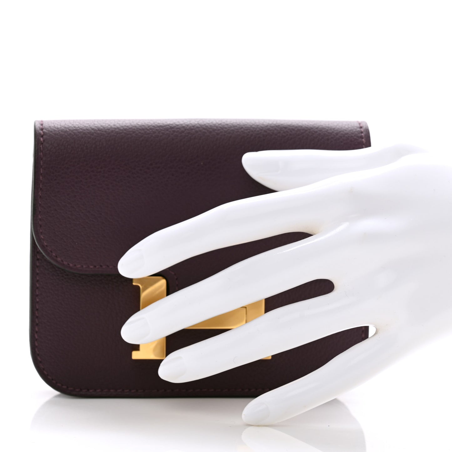 Evercolor Bi-Color Constance Slim Wallet Cassis Bleu Royale
