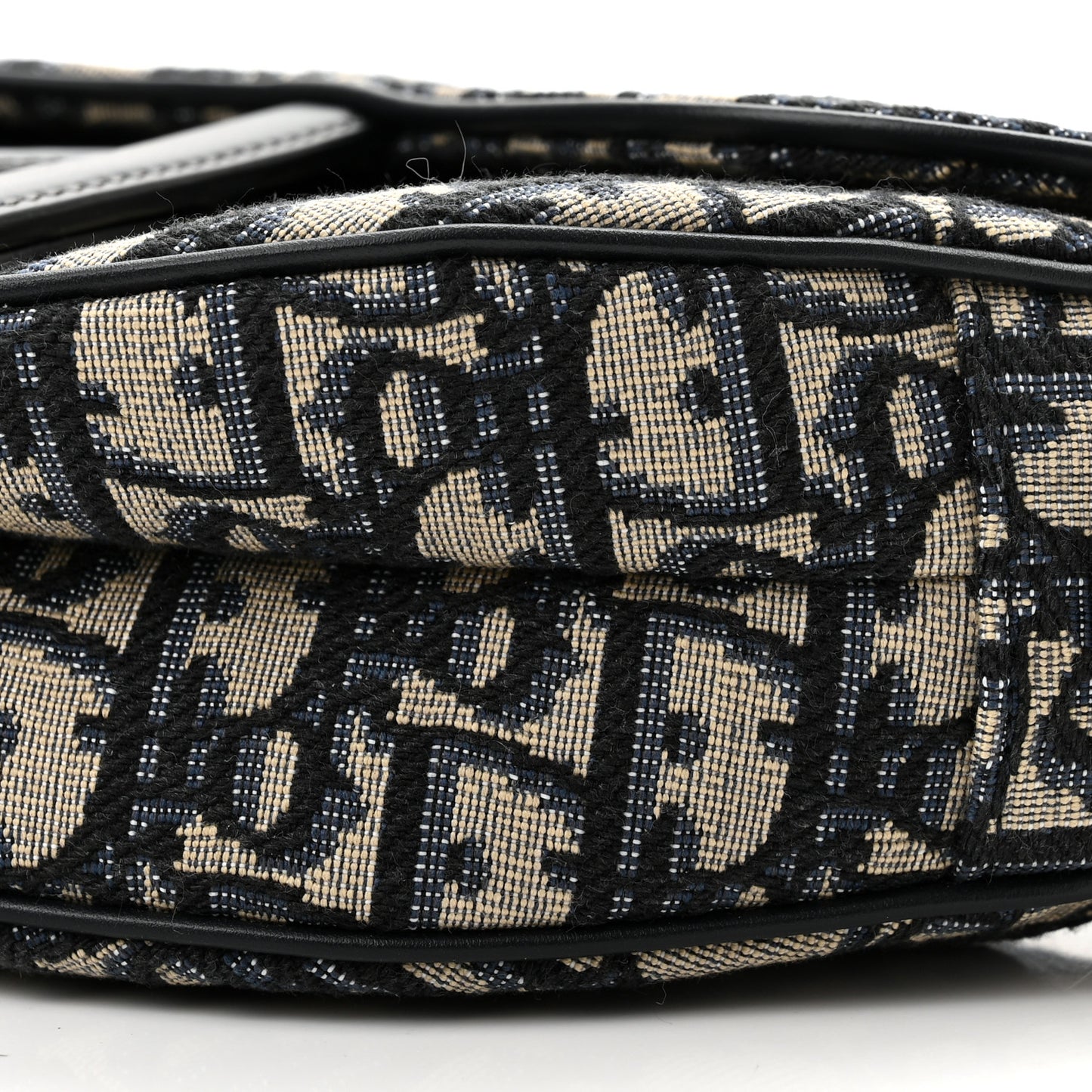 Oblique Saddle Bag With Strap Blue