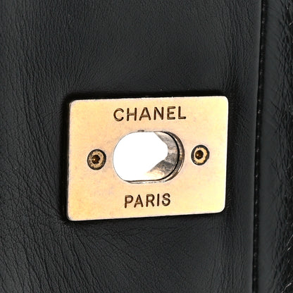 Chanel Calfskin Quilted Jumbo Soft Elegance Flap Black 8 of 11