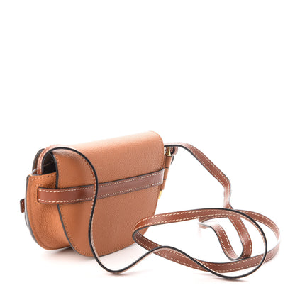 Loewe Grained Calfskin Mini Gate Crossbody Bag Caramel Pecan 3 of 8