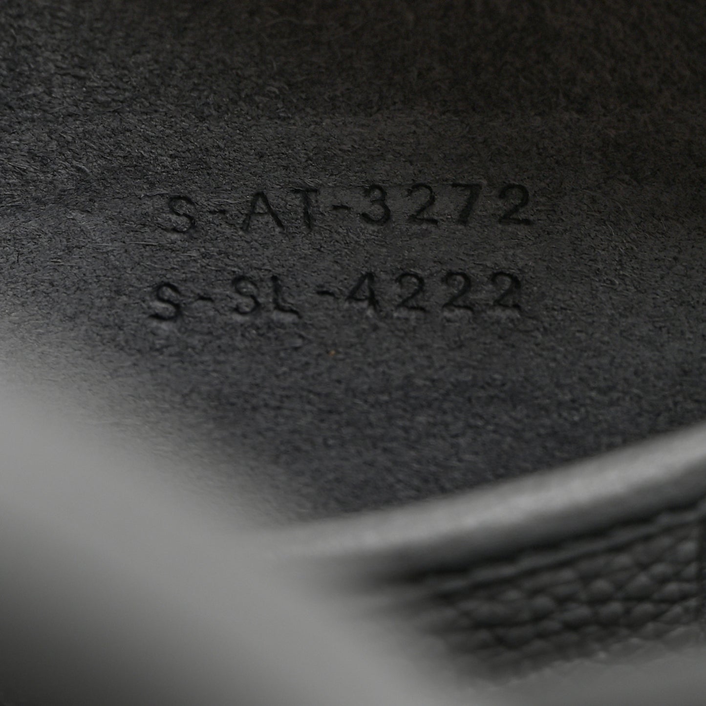 Drummed Calfskin Nano Luggage Kohl