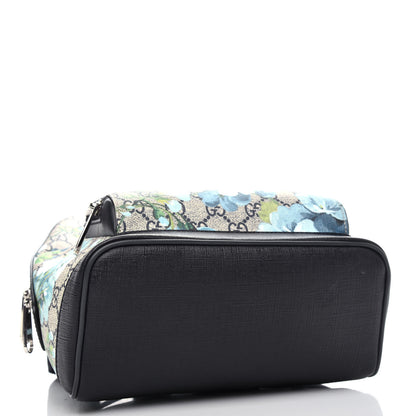 Gucci GG Supreme Monogram Blooms Small Day Backpack Blue 4 of 12