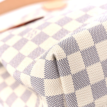 Louis Vuitton Damier Azur Graceful MM Rose Ballerine 7 of 15