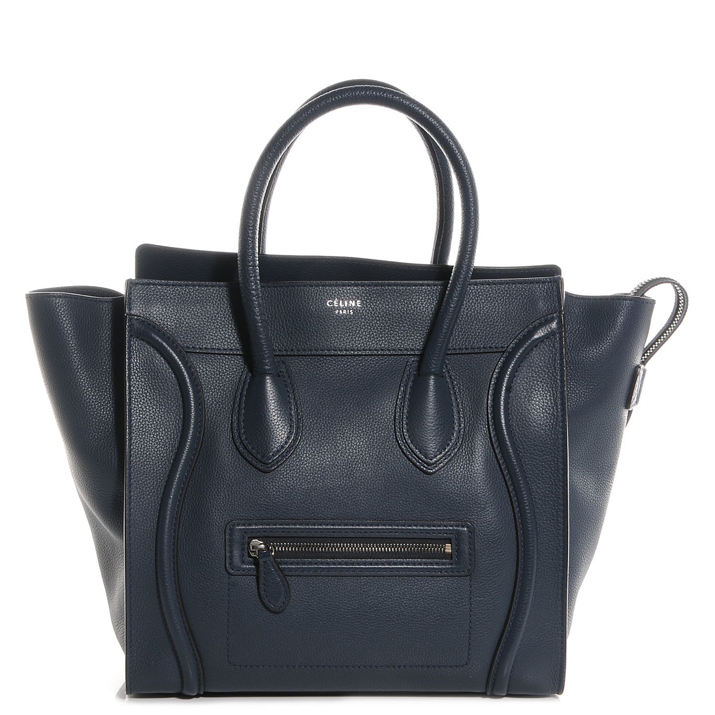Drummed Calfskin Mini Luggage Orage