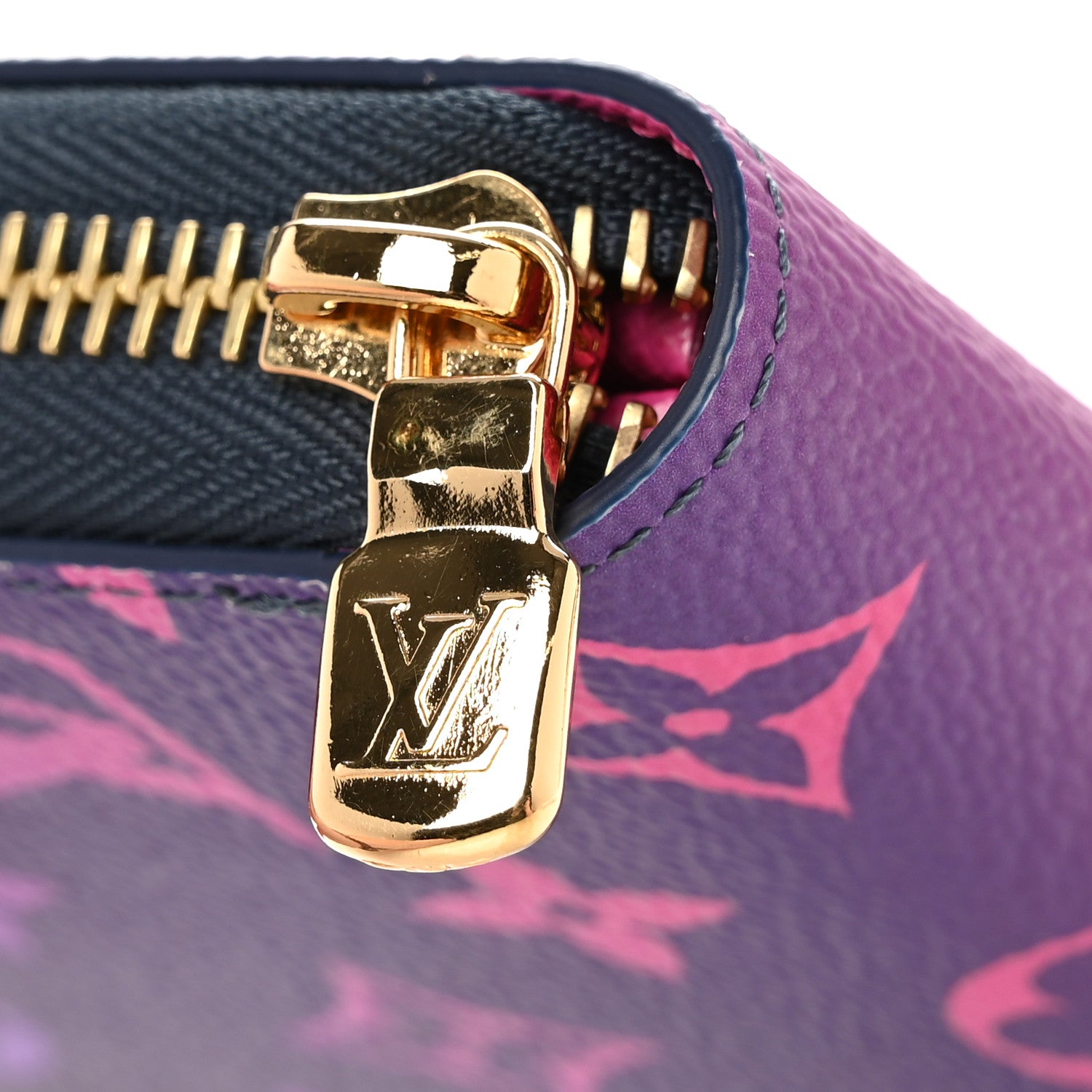 Louis Vuitton Monogram Giant Spring In The City Zippy Wallet Midnight Fuchsia 7 of 7
