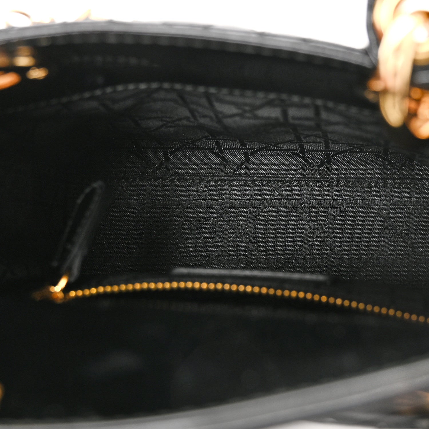 Christian Dior Patent Cannage Mini Lady Dior Black 1839103