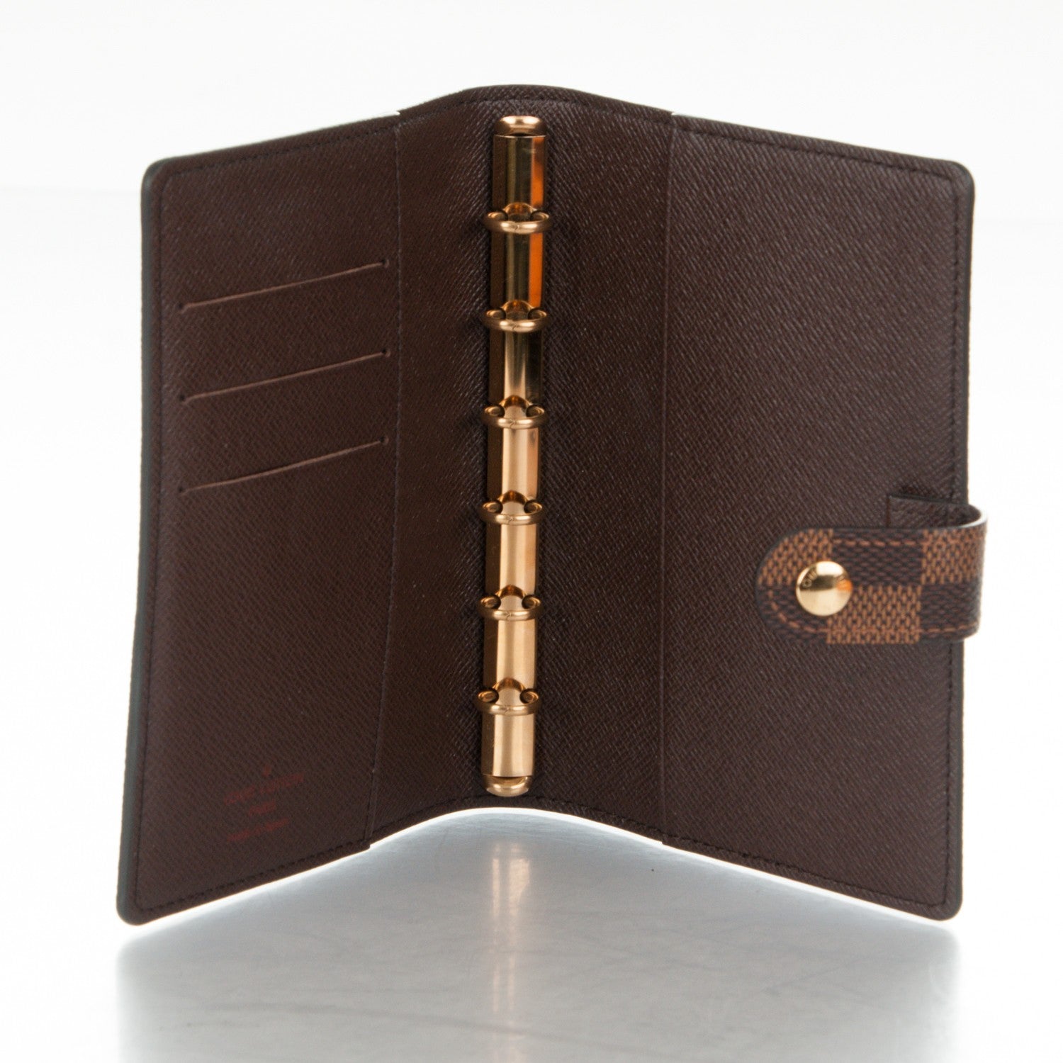 Louis Vuitton Damier Ebene Small Ring Agenda Cover 5 of 7