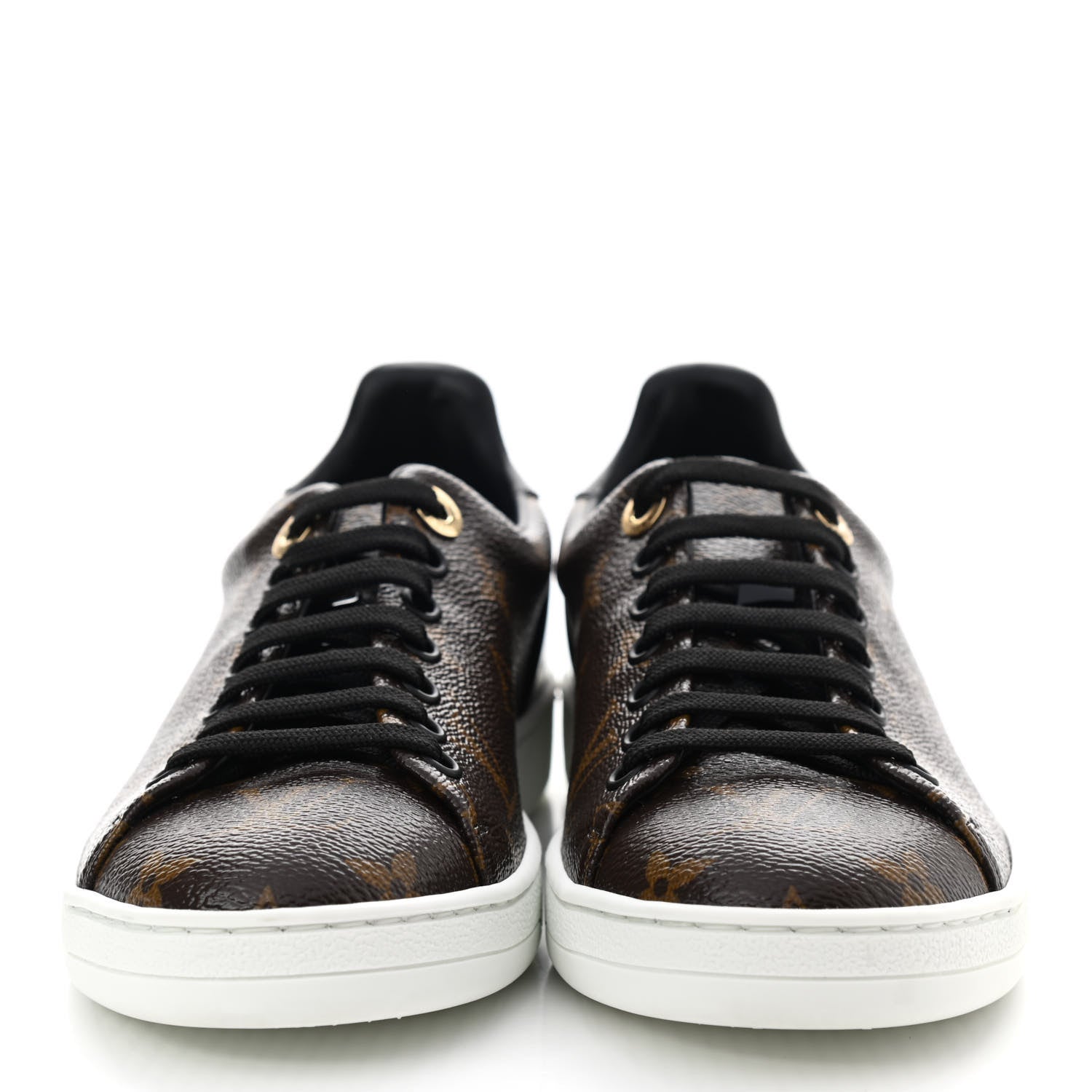 Louis Vuitton Patent Monogram Frontrow Sneakers 36 2 of 8