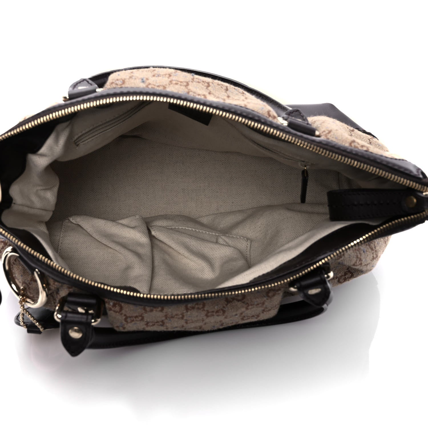 Gucci Monogram Medium Sukey Top Handle Bag Dark Brown 4 of 9