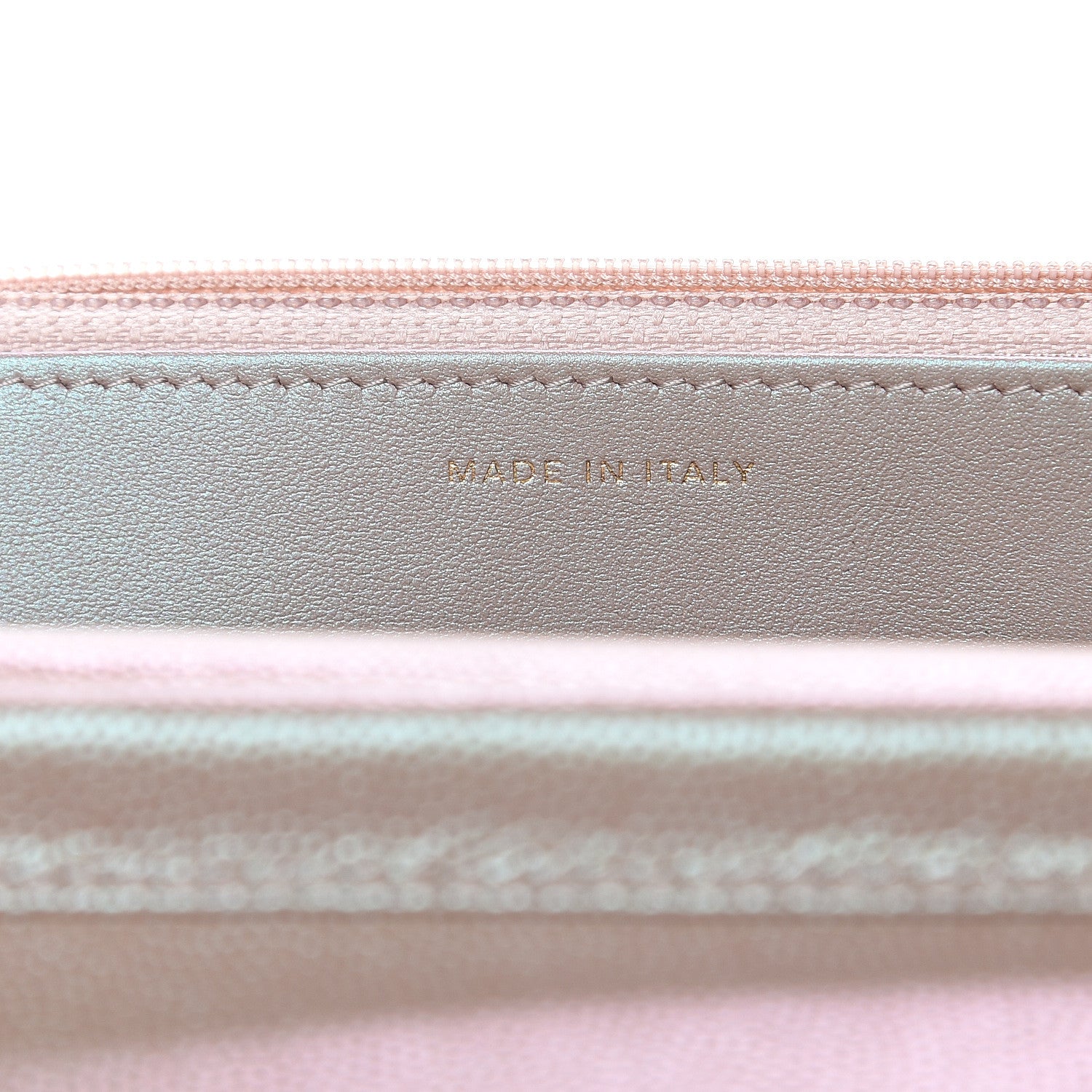 Chanel Iridescent Caviar Quilted Wallet On Chain WOC Beige 9 of 11