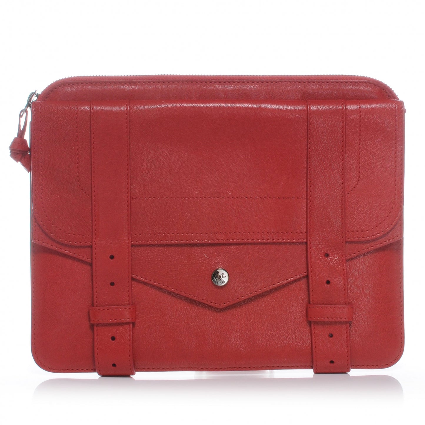 Leather PS1 iPad Case Red