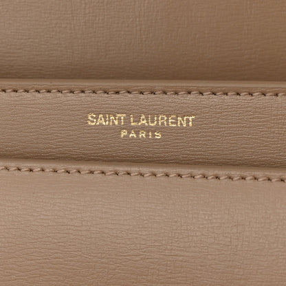 Saint Laurent Calfskin Medium Monogram Sunset Dark Beige 6 of 11