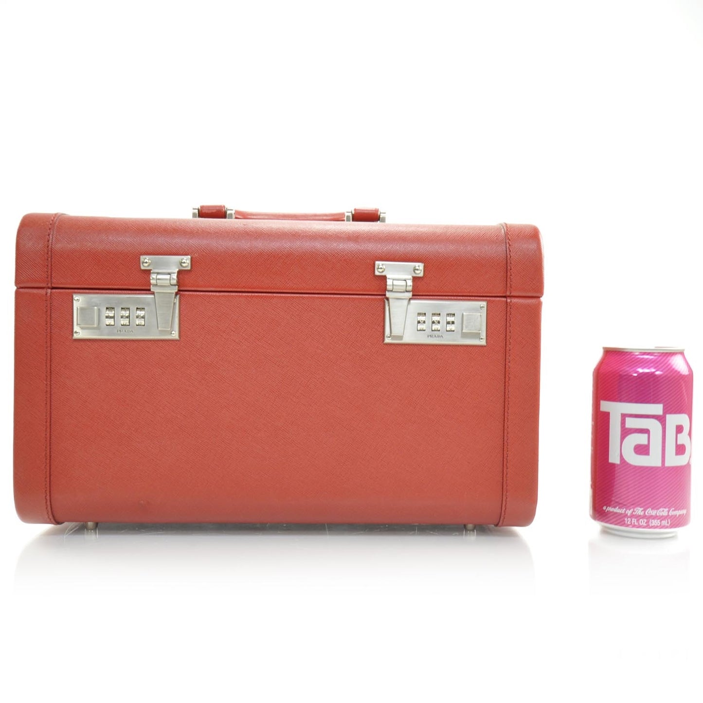 Saffiano Beauty Da Viaggio Cosmetic Train Case