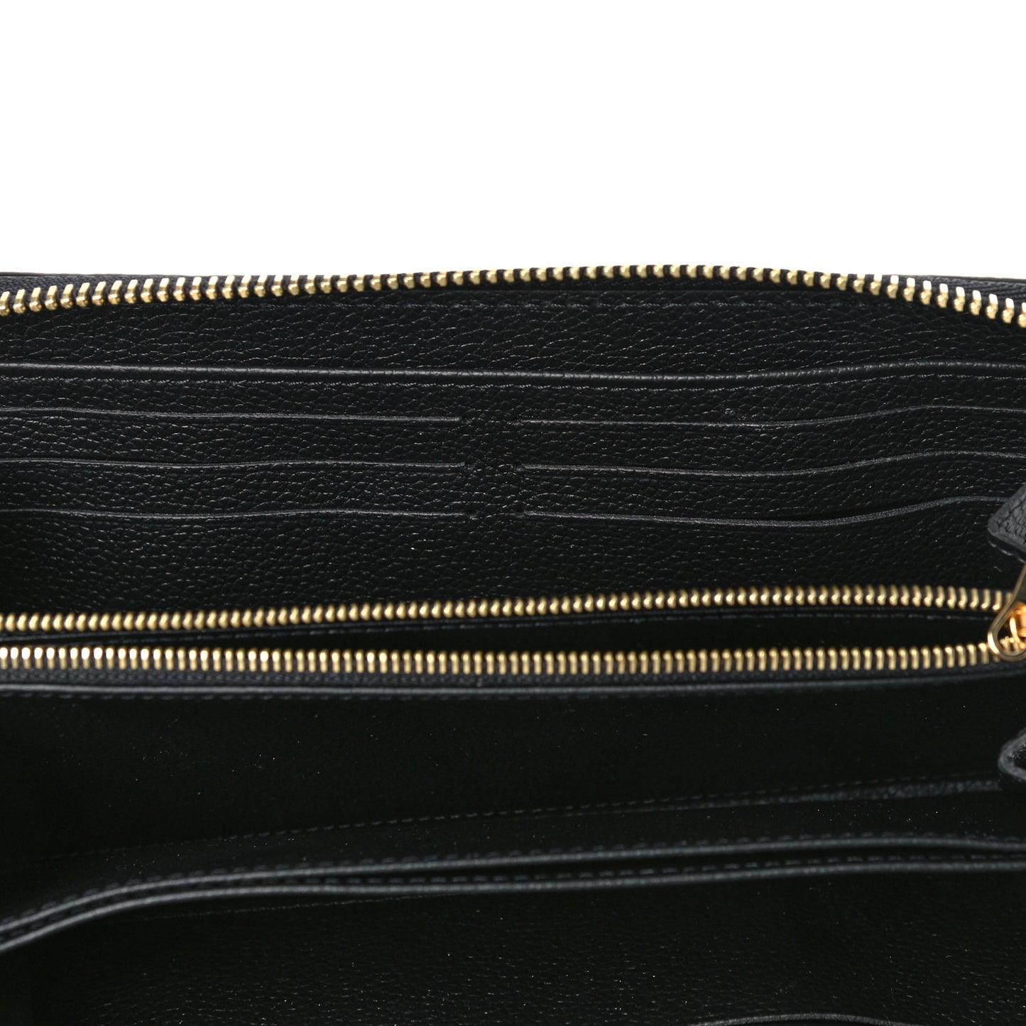 Empreinte Monogram Giant Zippy Wallet Black Beige