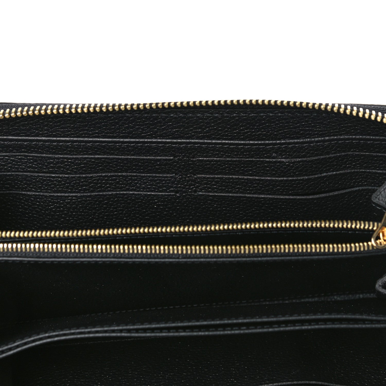 Louis Vuitton Empreinte Monogram Giant Zippy Wallet Black Beige 7 of 8