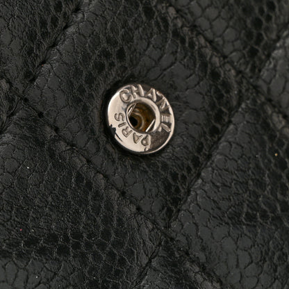 Chanel Caviar Quilted CC Long Double Wallet Black 10 of 11