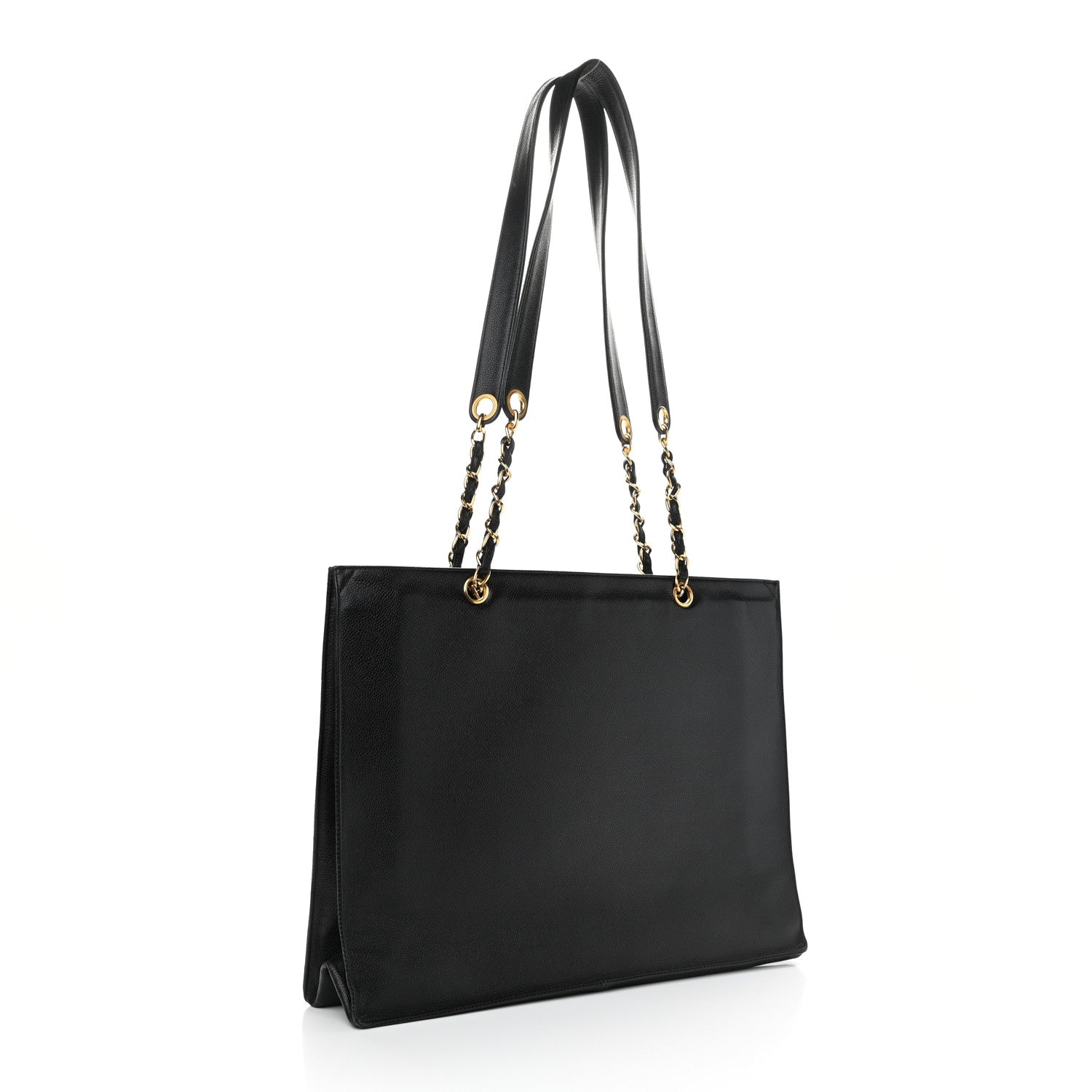 Chanel Caviar CC Shopper Tote Black 3 of 11