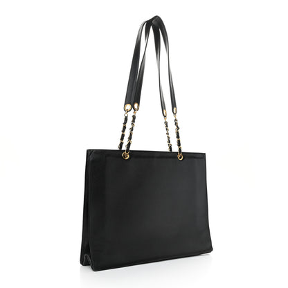 Chanel Caviar CC Shopper Tote Black 3 of 11