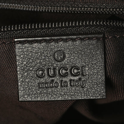 Gucci GG Plus Monogram Medium Flat Messenger Bag Dark Brown 6 of 8