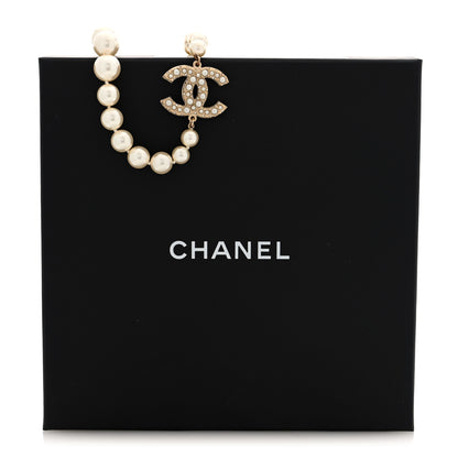 Chanel Pearl CC 100th Anniversary Necklace Light Gold 5 of 5