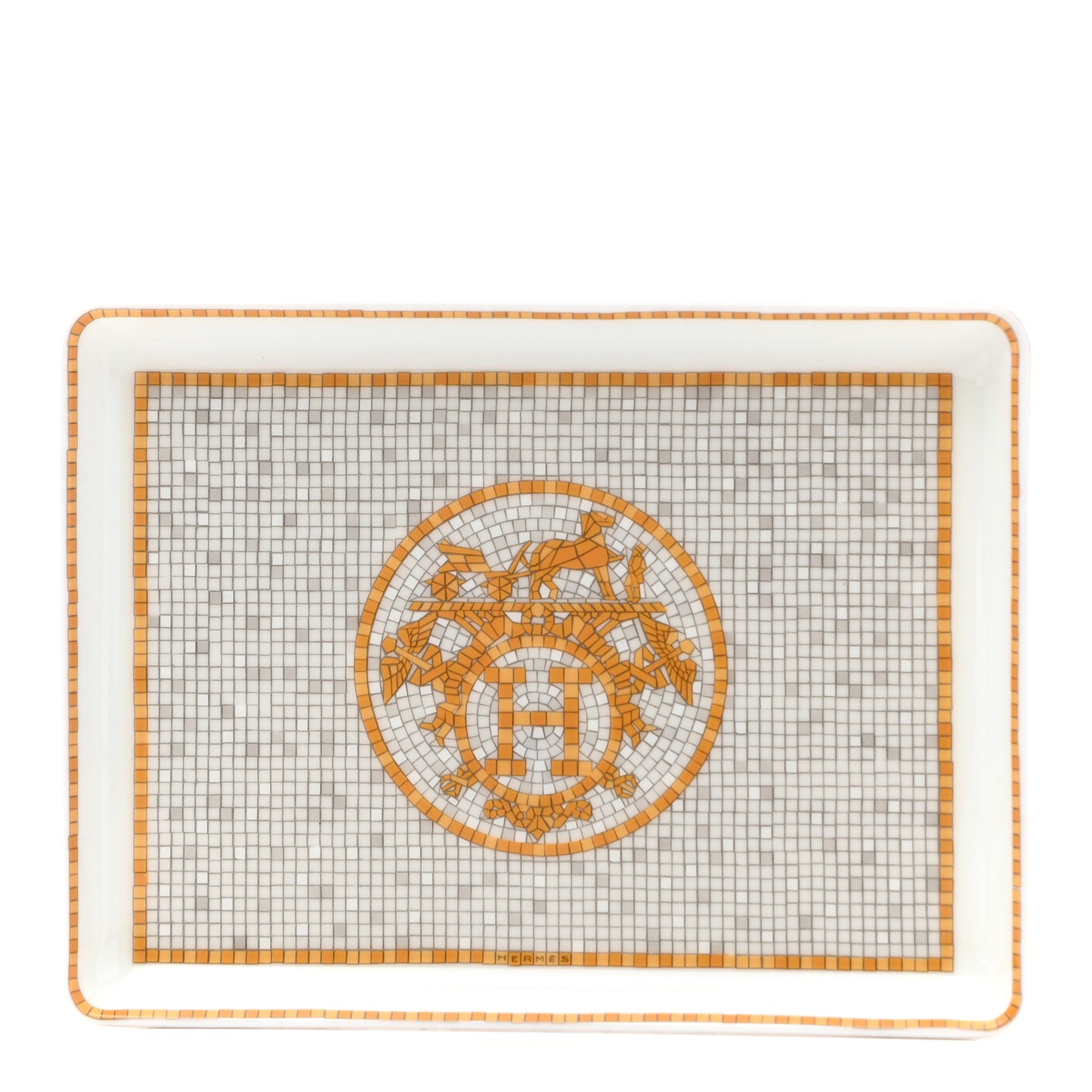 Porcelain Mosaique au 24 Gold Sushi Plate